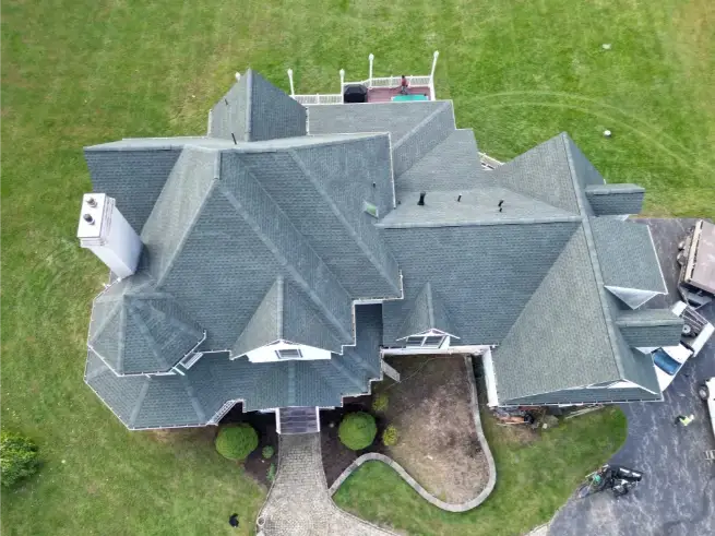 Clear Roofing & Exteriors completed roofing project