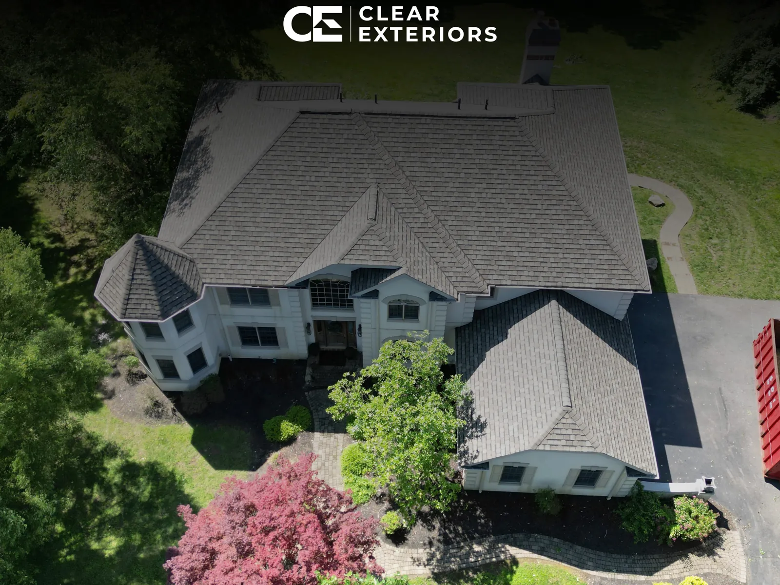 Clear Roofing & Exteriors completed roofing project